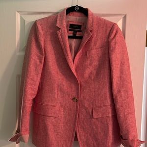 J Crew lined Linen Blazer